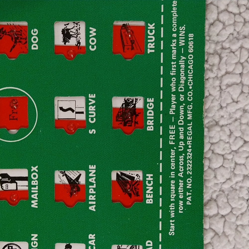 Classic 1960s Collectable Auto Bingo Set of 4 - Picture 8 of 9